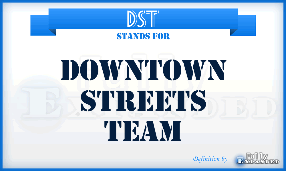 DST - Downtown Streets Team