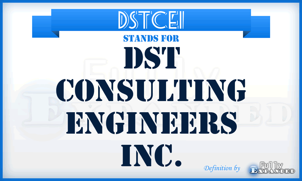 DSTCEI - DST Consulting Engineers Inc.