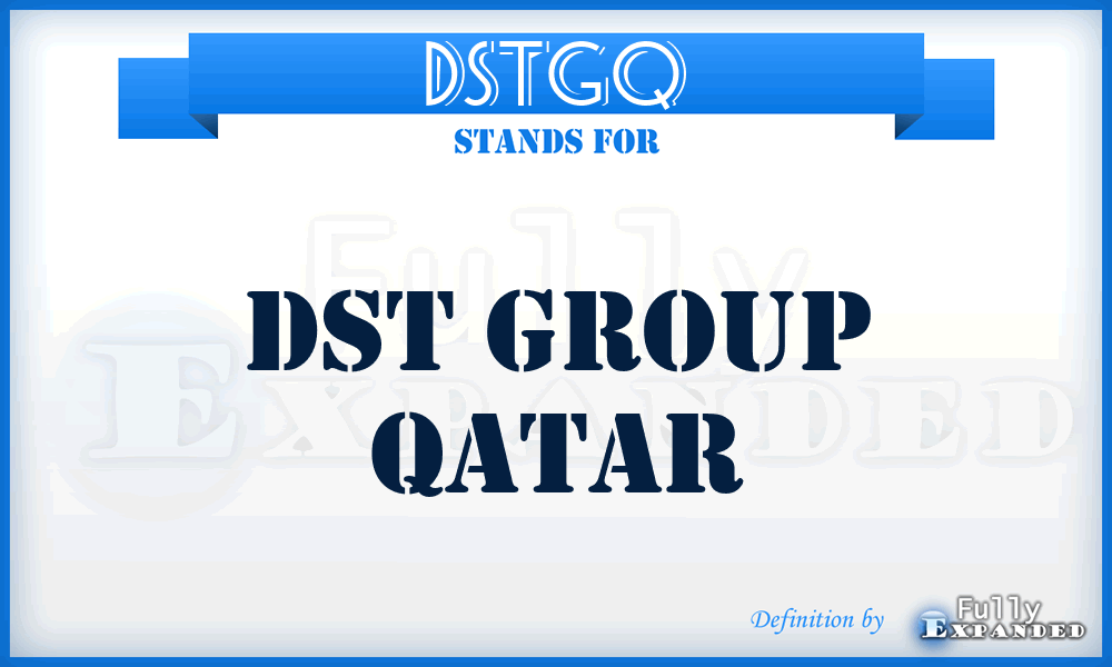 DSTGQ - DST Group Qatar