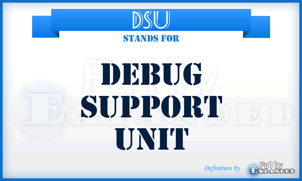 DSU - Debug Support Unit