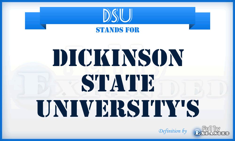 DSU - Dickinson State University's