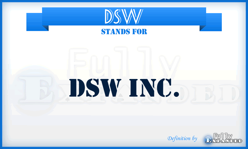 DSW - DSW Inc.