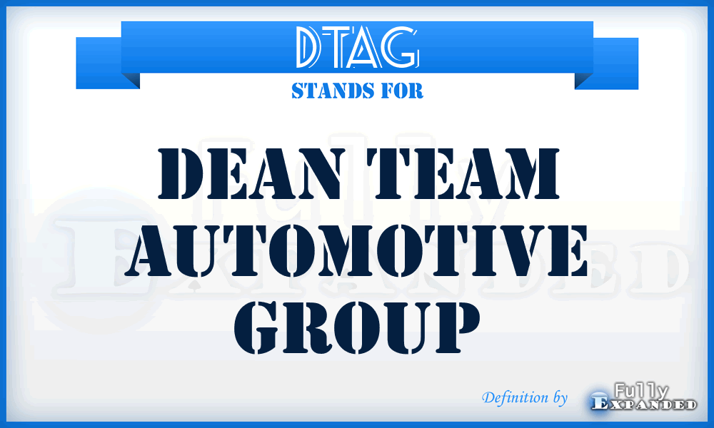 DTAG - Dean Team Automotive Group