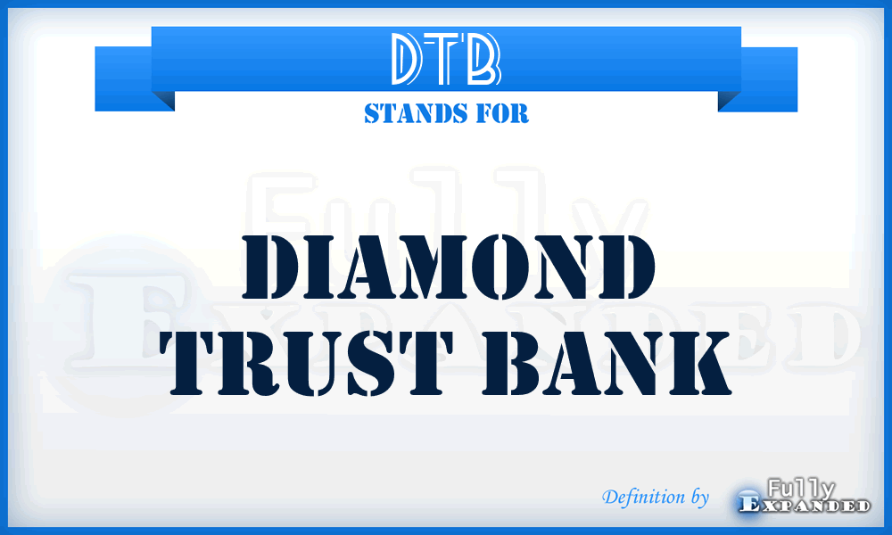 DTB - Diamond Trust Bank