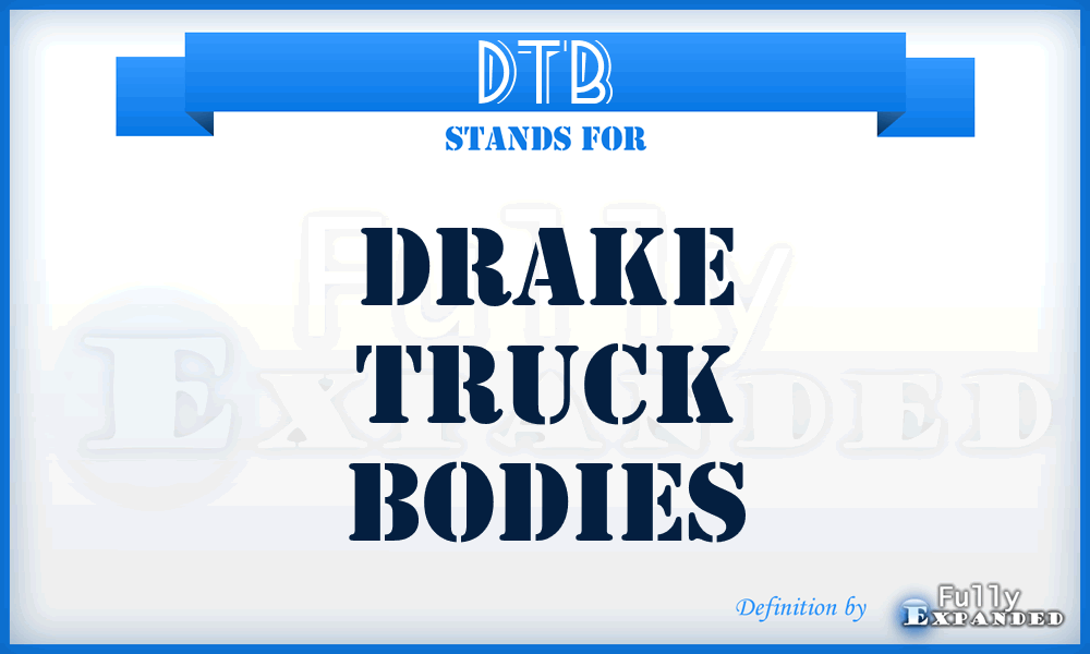 DTB - Drake Truck Bodies