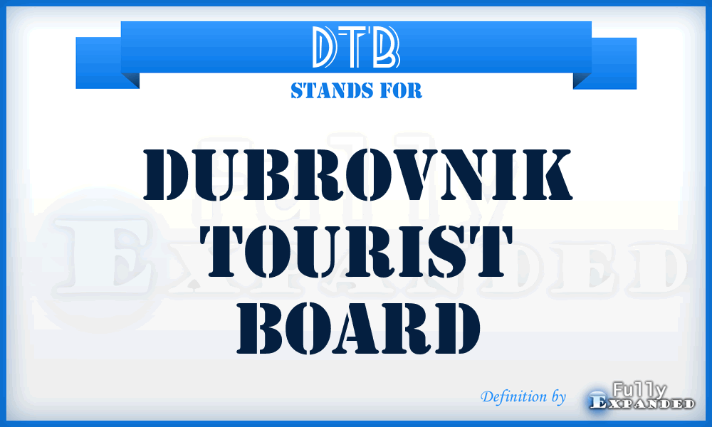 DTB - Dubrovnik Tourist Board