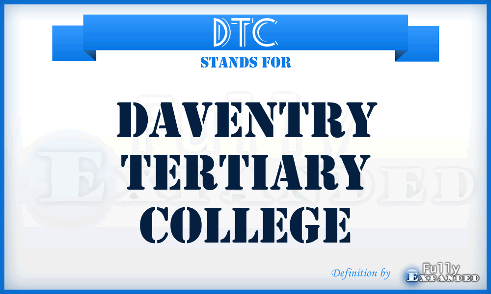 DTC - Daventry Tertiary College