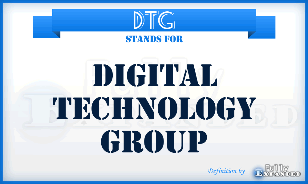 DTG - Digital Technology Group