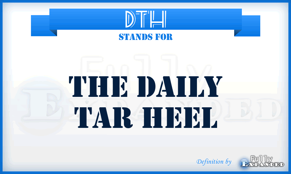 DTH - The Daily Tar Heel