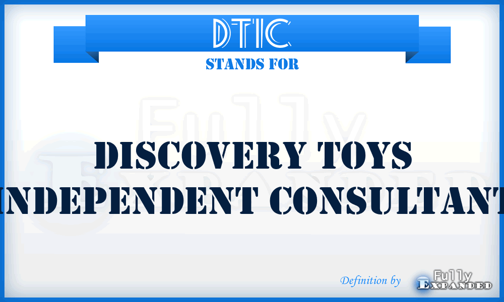 DTIC - Discovery Toys Independent Consultant