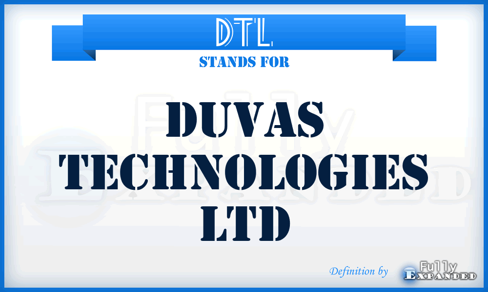 DTL - Duvas Technologies Ltd