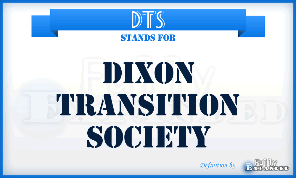 DTS - Dixon Transition Society