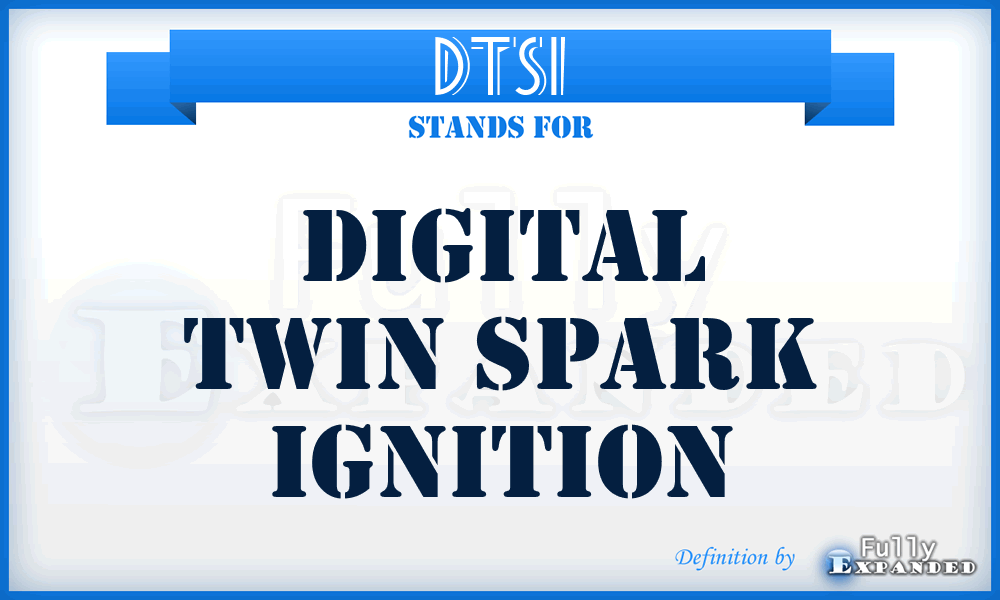DTSI - Digital Twin Spark Ignition