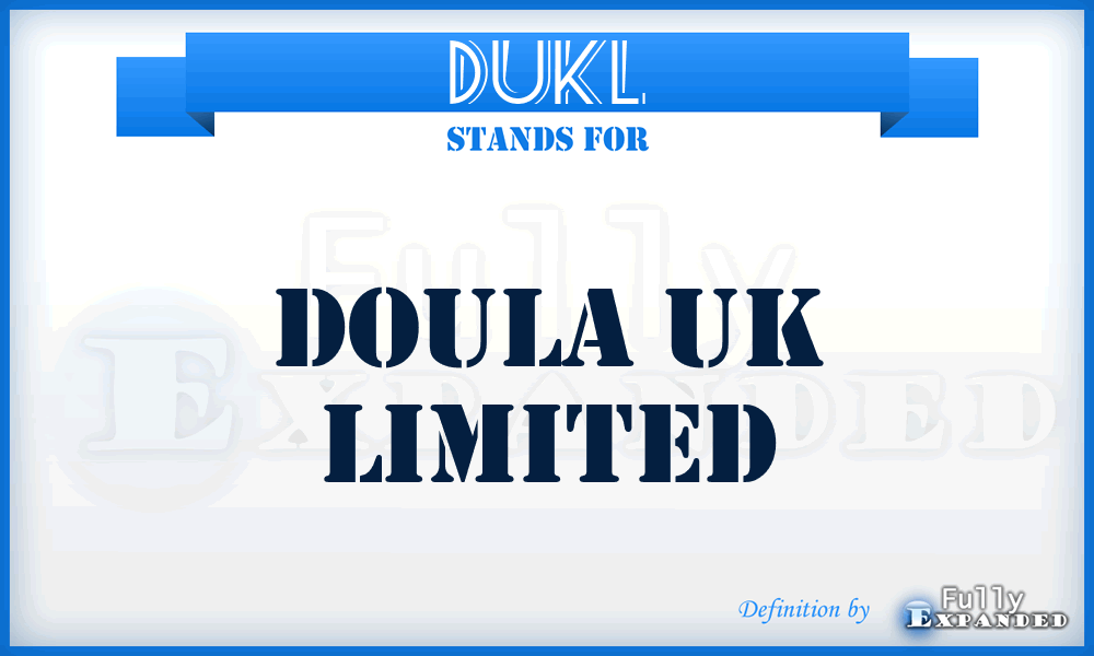 DUKL - Doula UK Limited