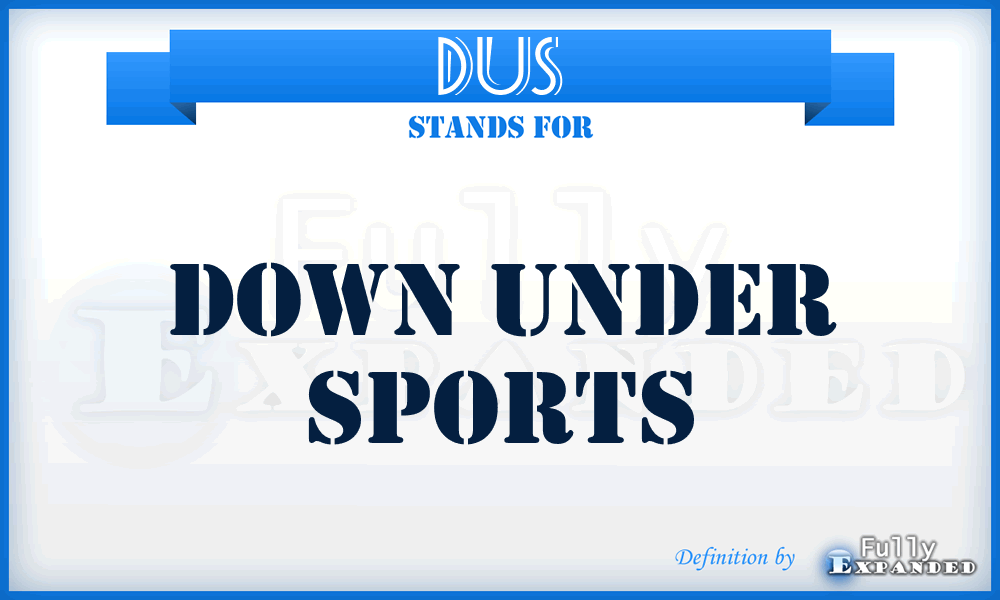 DUS - Down Under Sports