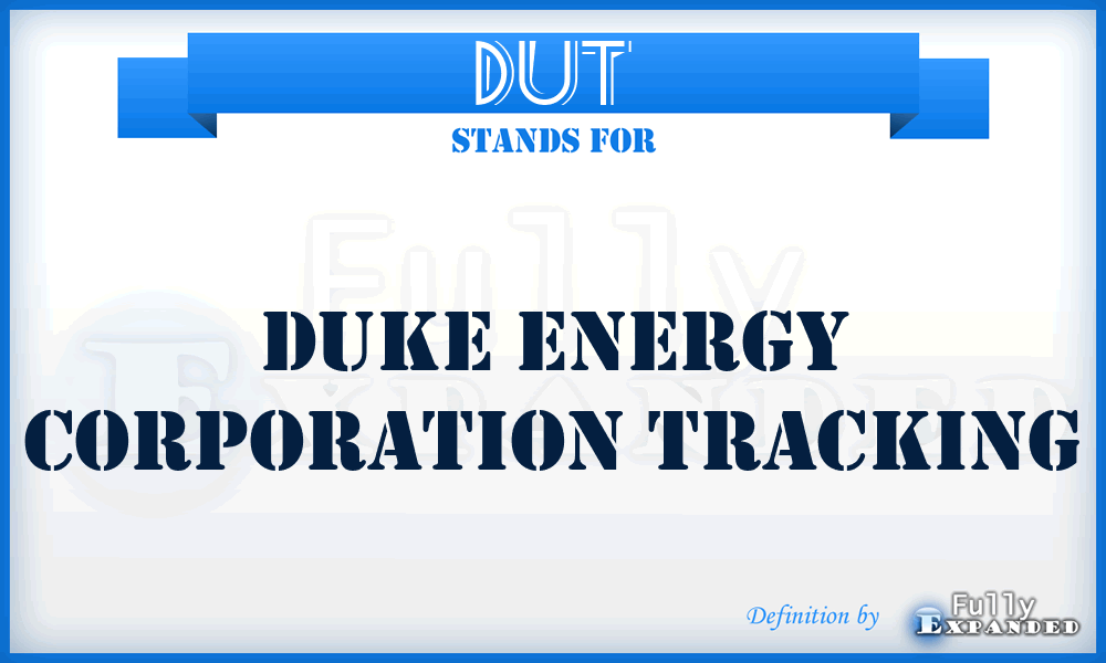 DUT - Duke Energy Corporation Tracking