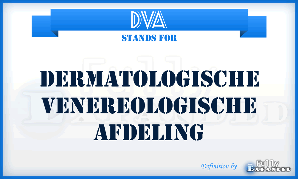 DVA - Dermatologische Venereologische Afdeling