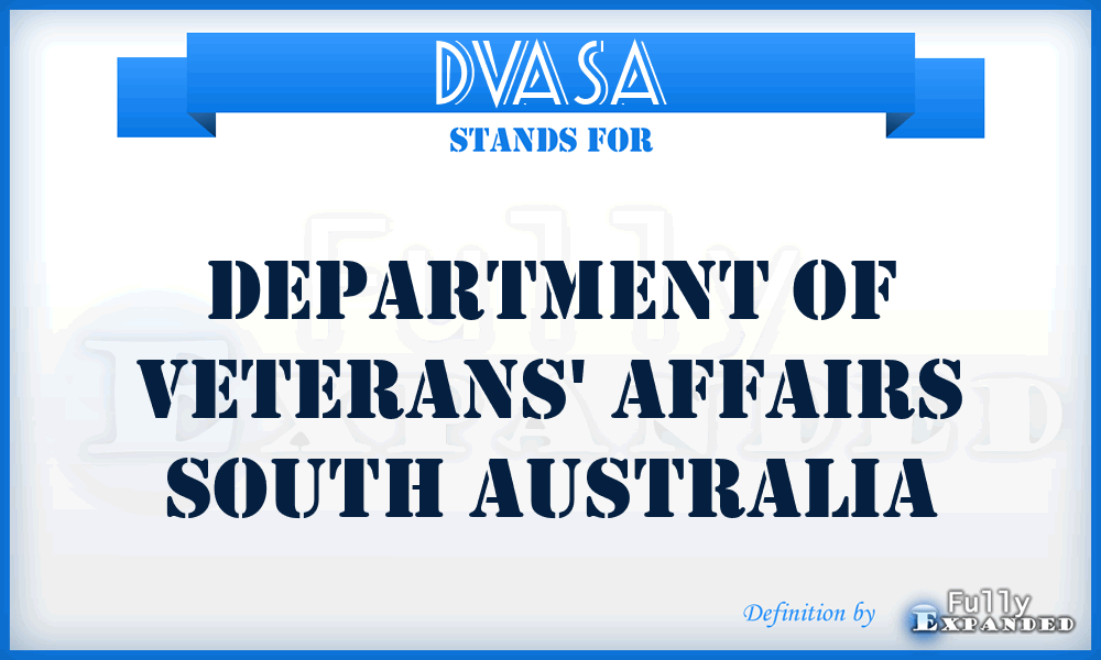 DVASA - Department of Veterans' Affairs South Australia