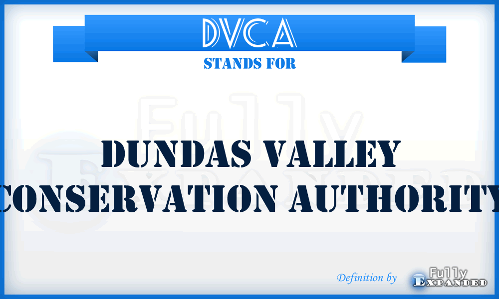 DVCA - Dundas Valley Conservation Authority