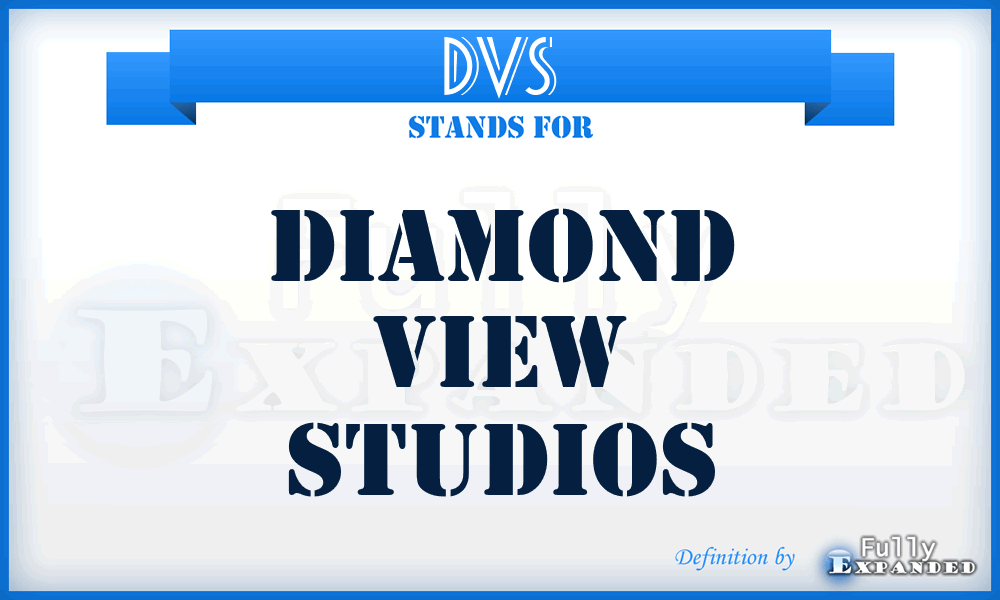 DVS - Diamond View Studios