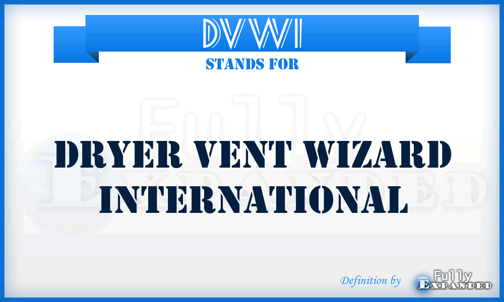 DVWI - Dryer Vent Wizard International