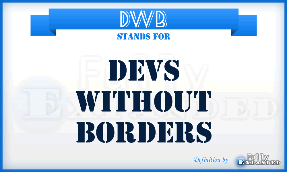 DWB - Devs Without Borders