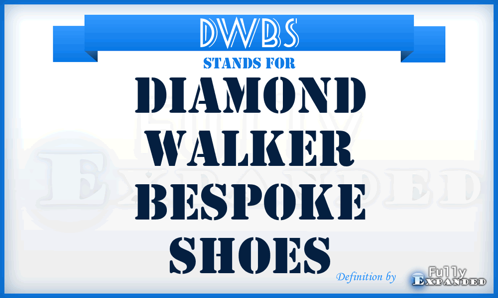 DWBS - Diamond Walker Bespoke Shoes