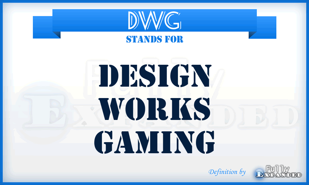 DWG - Design Works Gaming