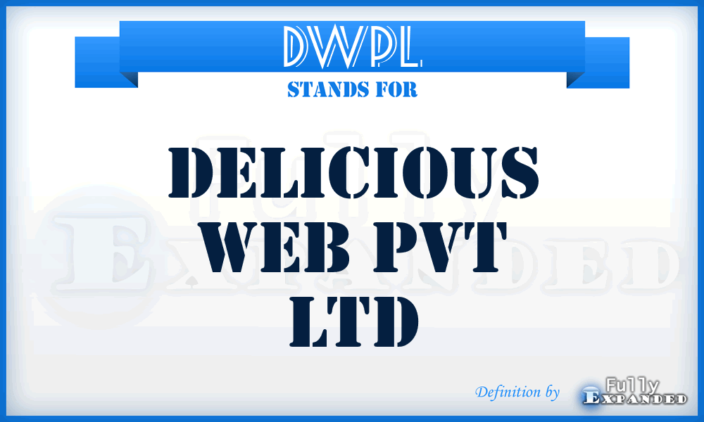 DWPL - Delicious Web Pvt Ltd