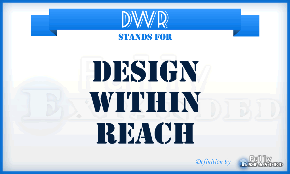 DWR - Design Within Reach