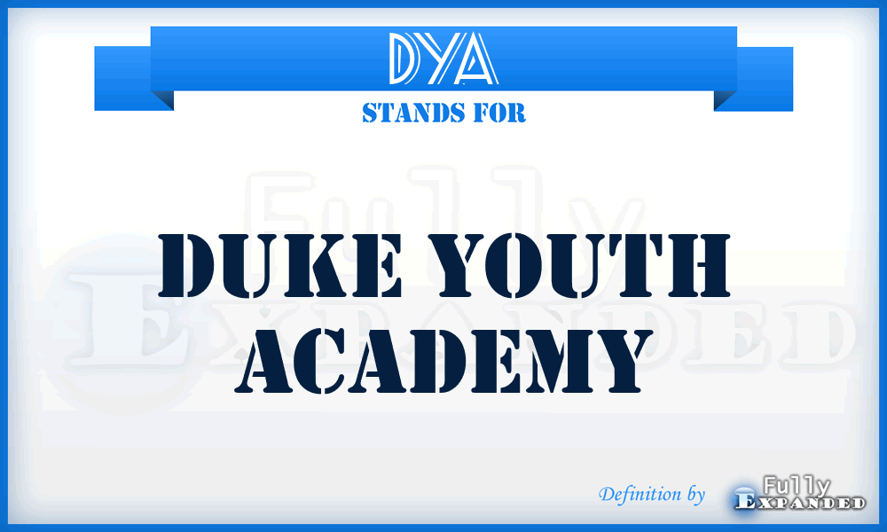DYA - Duke Youth Academy