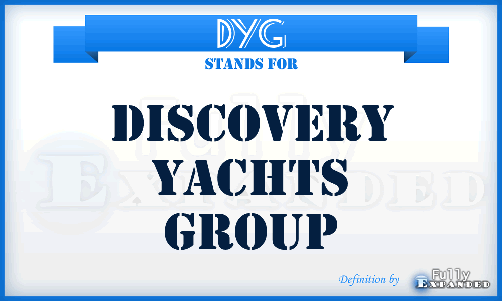 DYG - Discovery Yachts Group