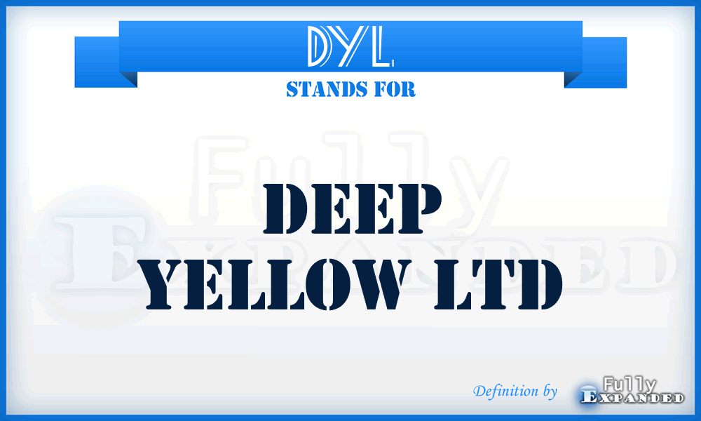DYL - Deep Yellow Ltd
