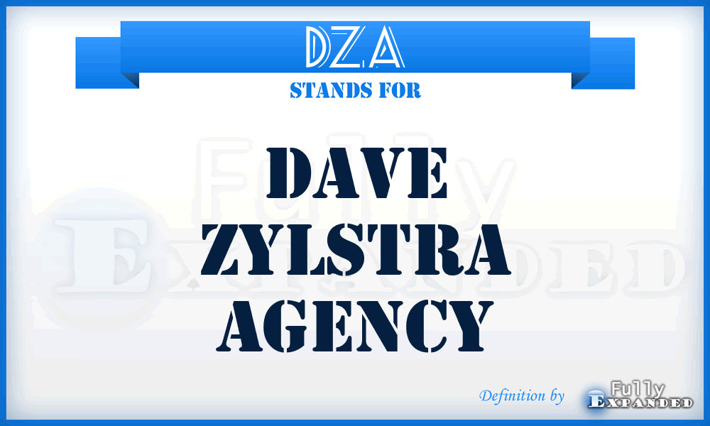 DZA - Dave Zylstra Agency