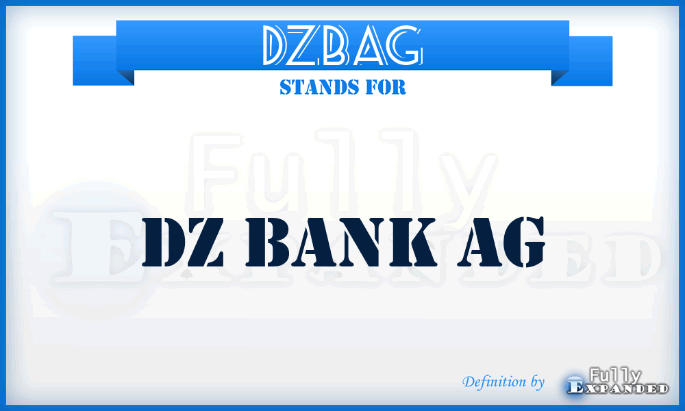 DZBAG - DZ Bank AG