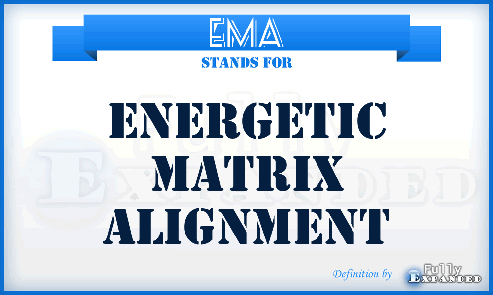 EMA - Energetic Matrix Alignment