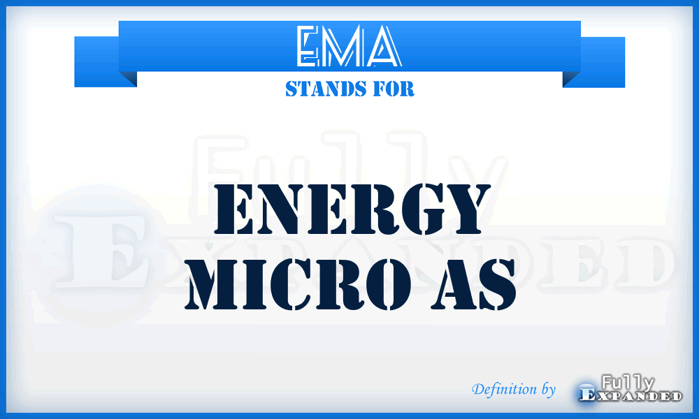 EMA - Energy Micro As