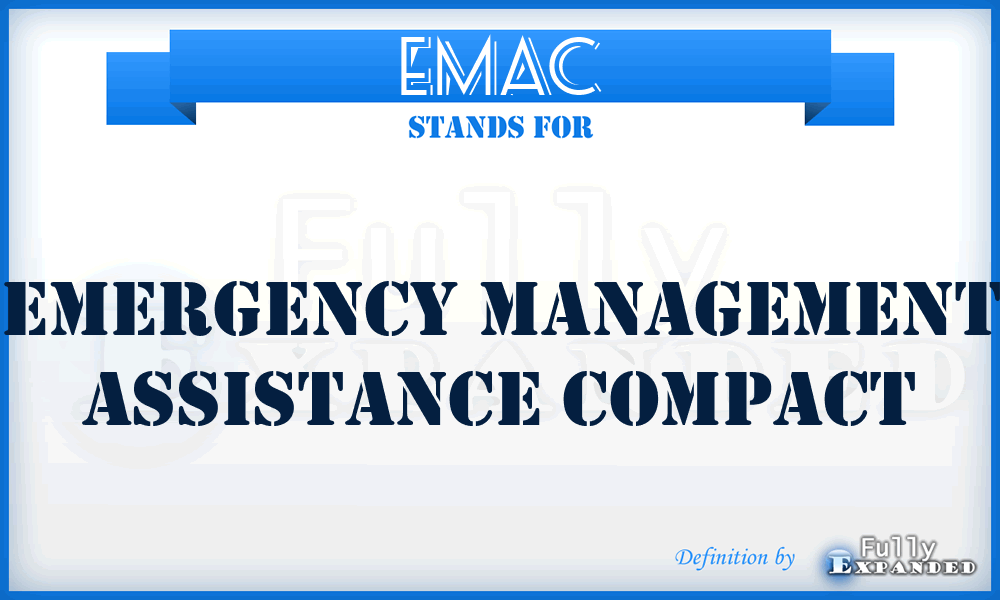 EMAC - Emergency Management Assistance Compact