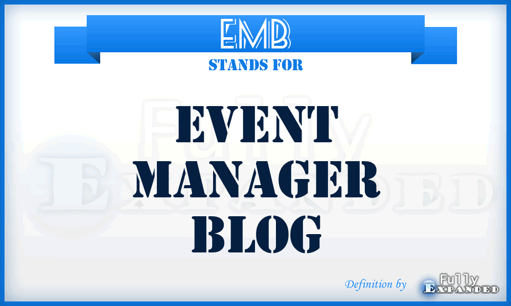 EMB - Event Manager Blog