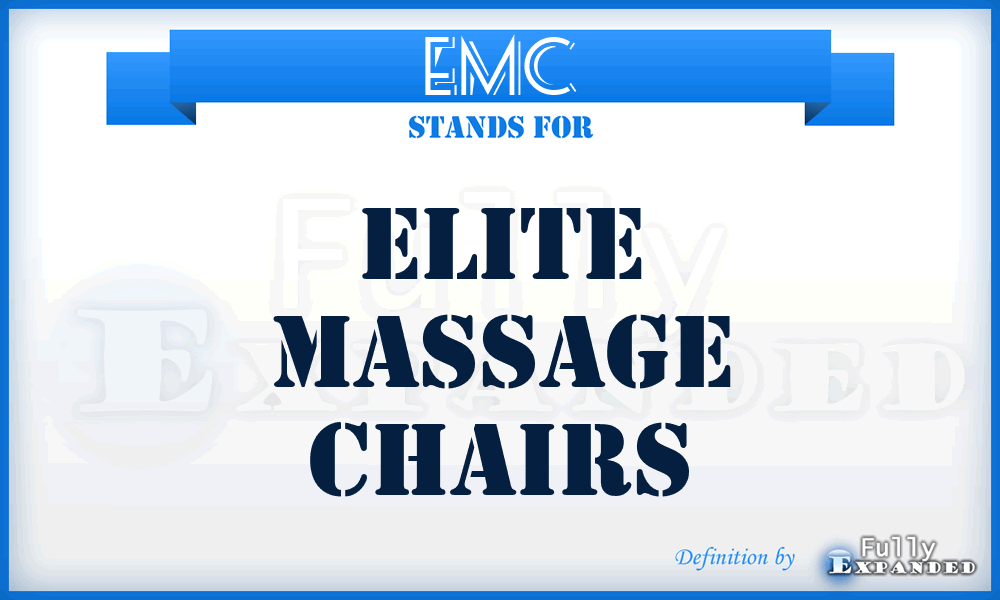 EMC - Elite Massage Chairs