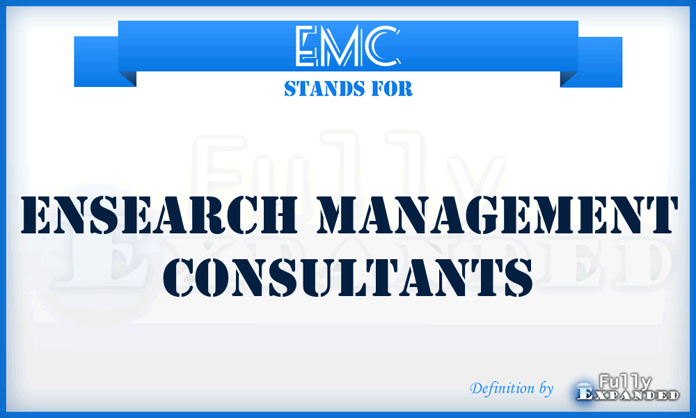 EMC - Ensearch Management Consultants