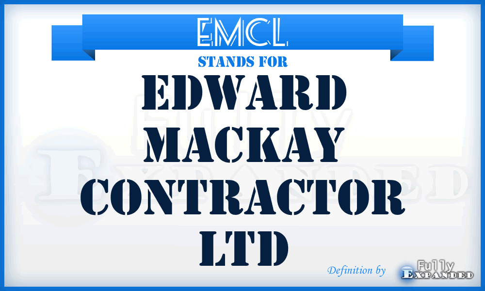 EMCL - Edward Mackay Contractor Ltd