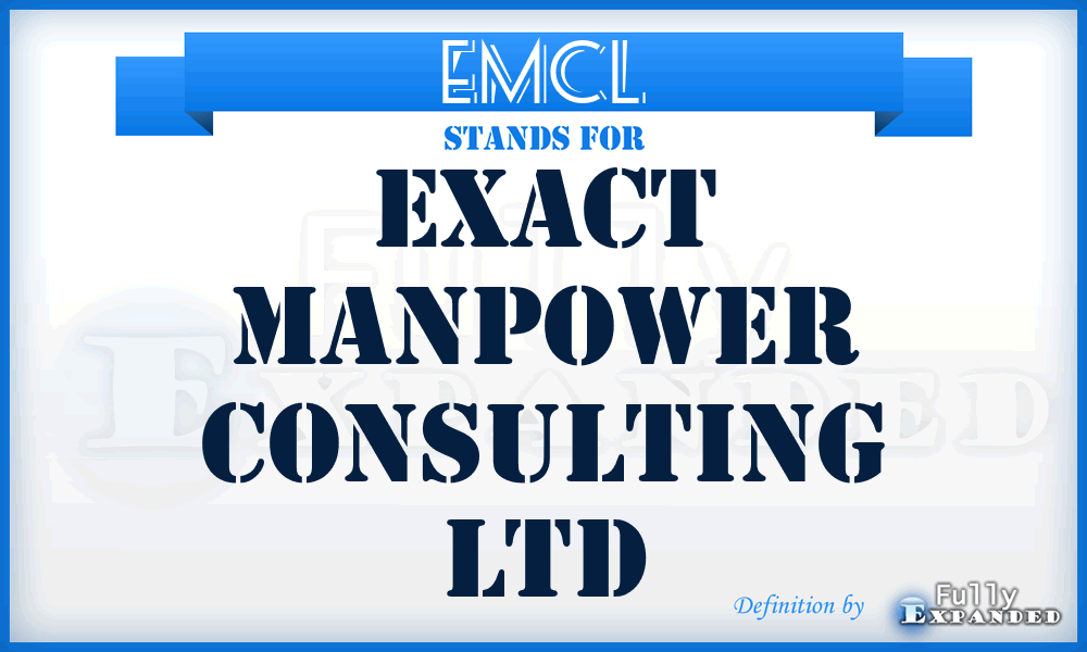 EMCL - Exact Manpower Consulting Ltd