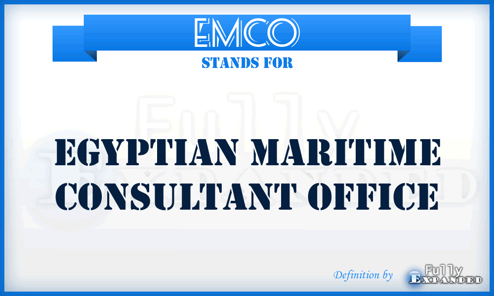 EMCO - Egyptian Maritime Consultant Office