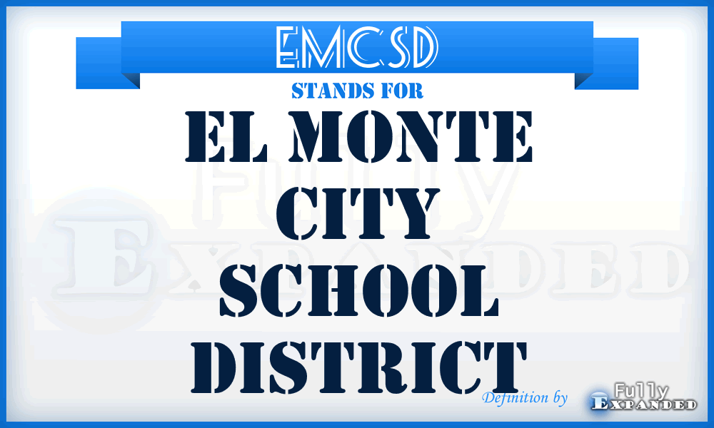 EMCSD - El Monte City School District