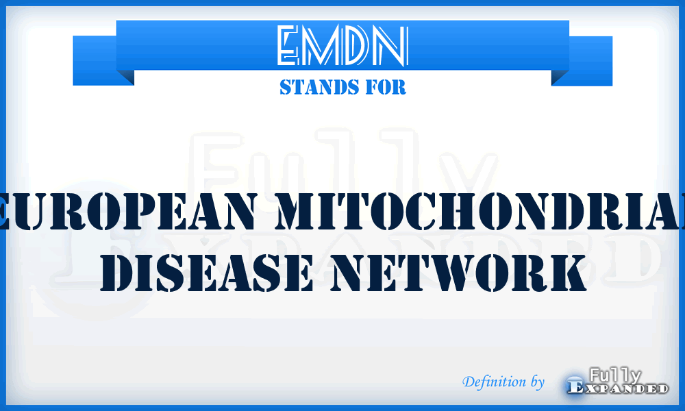 EMDN - European Mitochondrial Disease Network