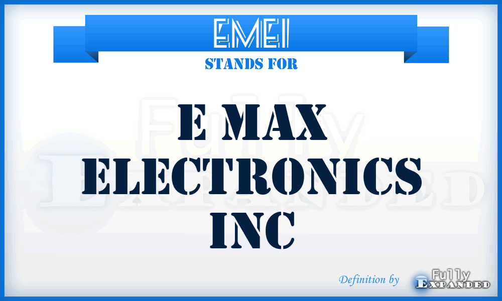 EMEI - E Max Electronics Inc