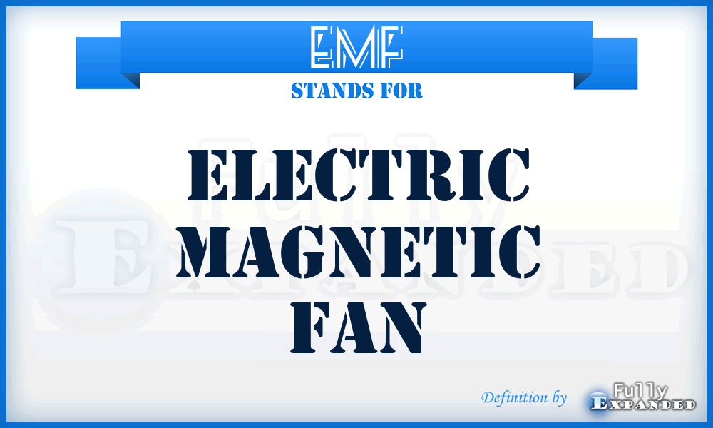 EMF - Electric Magnetic Fan