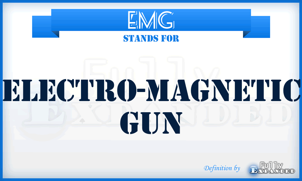 EMG - Electro-Magnetic Gun