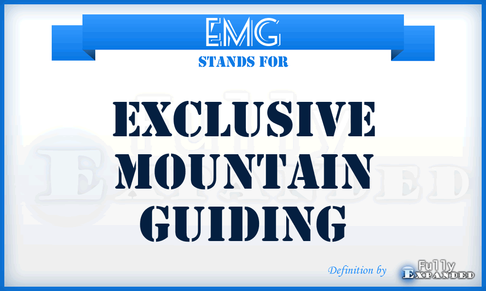 EMG - Exclusive Mountain Guiding